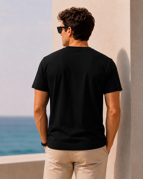 OFFMAN Signature Black Hope Cotton T shirt