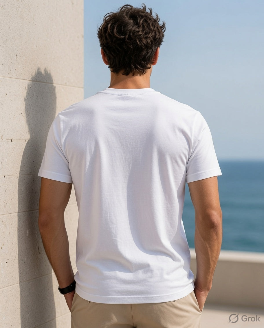 OFFMAN Signature White Love Cotton T shirt